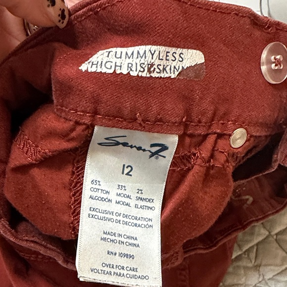 Seven7 Rust-Colored Pants - Picture 8 of 11